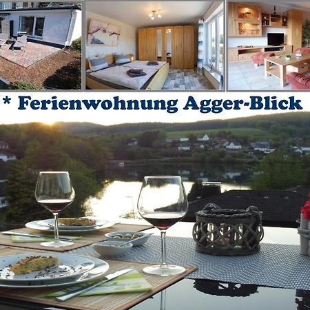 Exklusive Ferienwohnung 'Agger-Blick' Mit Grosser Seeblick-Terrasse & Sauna กุมเมอร์สบาค ภายนอก รูปภาพ